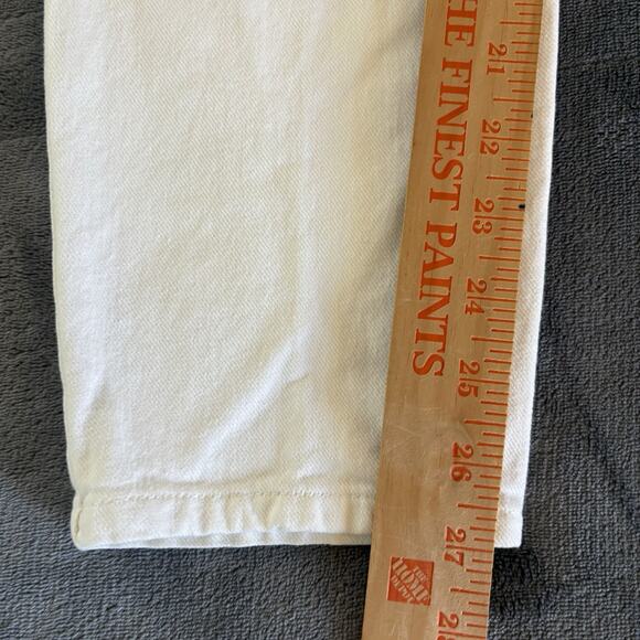 Vintage Skoozi White Women’s Mom Jean 25x27 Tapered Classic High Rise 80s/90s - Picture 11 of 12